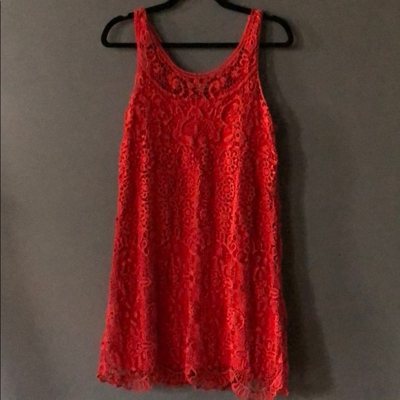 LC Lauren Conrad Dresses & Skirts - Lauren Conrad Kohl’s knit dress orange with tank L
